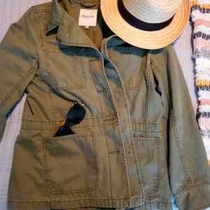 DISCOUNTED❣Madewell Green Utility Coat - Size M
